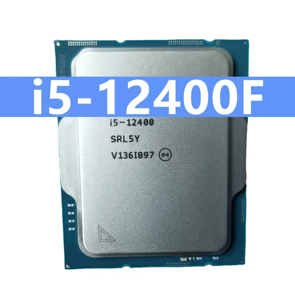 NEW Intel Core i5 Core 12400F Desktop Processor 18M Cache up