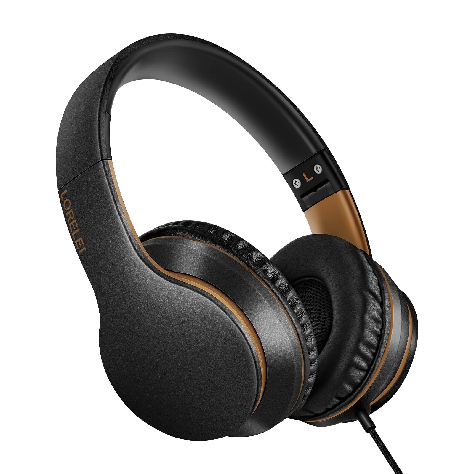 LORELEI X6 Foldable Over-Ear Headphones with Mic Lightweight Portable Design-image