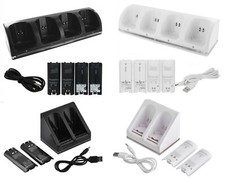 Ladestation ⚡️ Charging Station 2 oder 4 Akku für Nintendo Wii Remote Controller