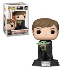 Star Wars: The Mandalorian Luke with Child Pop! Figura Vinilo #482