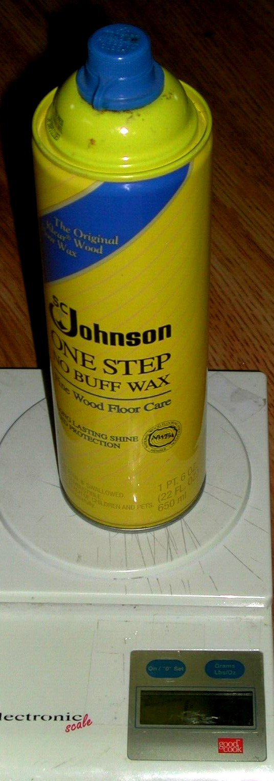 SC Johnson One Step No Buff Wax Floor Care 22 3/4 OZ WITH CAN eBay