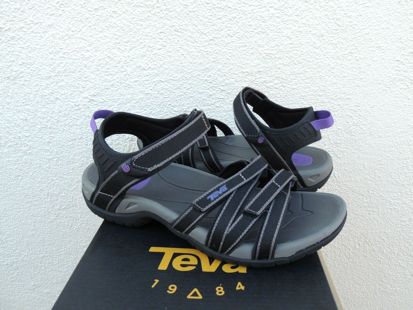 TEVA TIRRA BLACK/ GREY STRAPPY SPORT/ WATER SANDALS, WOMEN US 11/ EUR 42  ~NIB 737872030858 | eBay