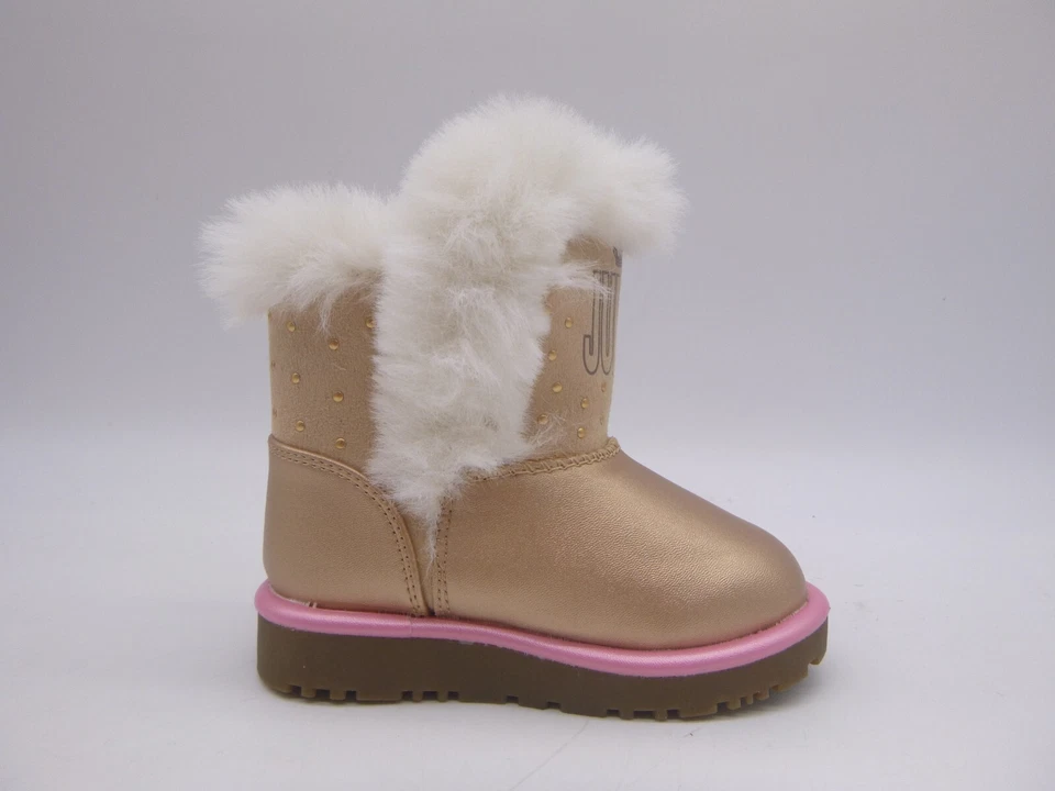 Juicy By Juicy Couture Lil Perris Toddler Gold Boots Size 5 NWOB - Image 4 of 4