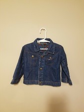 Vintage 1980s Lee Jeans Jacket Toddler 2T Patch