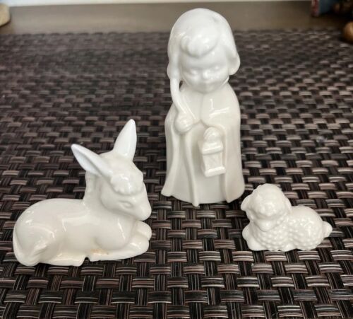 Vintage Midwest Fine Porcelain Juvenile Children's Nativity 9 Piece Set Japan - Picture 11 of 22