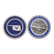 TINKER AIR FORCE BASE TACAMO  1.75" CHALLENGE COIN
