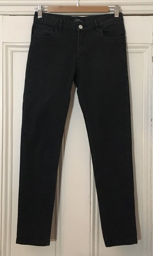 Black Denim Cropped Skinny Jeans 