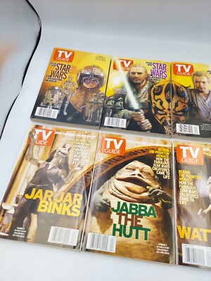VTG Star Wars: The Phantom Menace Covers; TV Guide COMPLETE SERIES