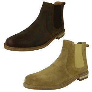 Mens Clarks Foxwell Top Slip On Leather 