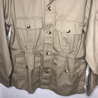 Vintage 10X Hunting Casual Mens Size 42-44 Khaki Utility