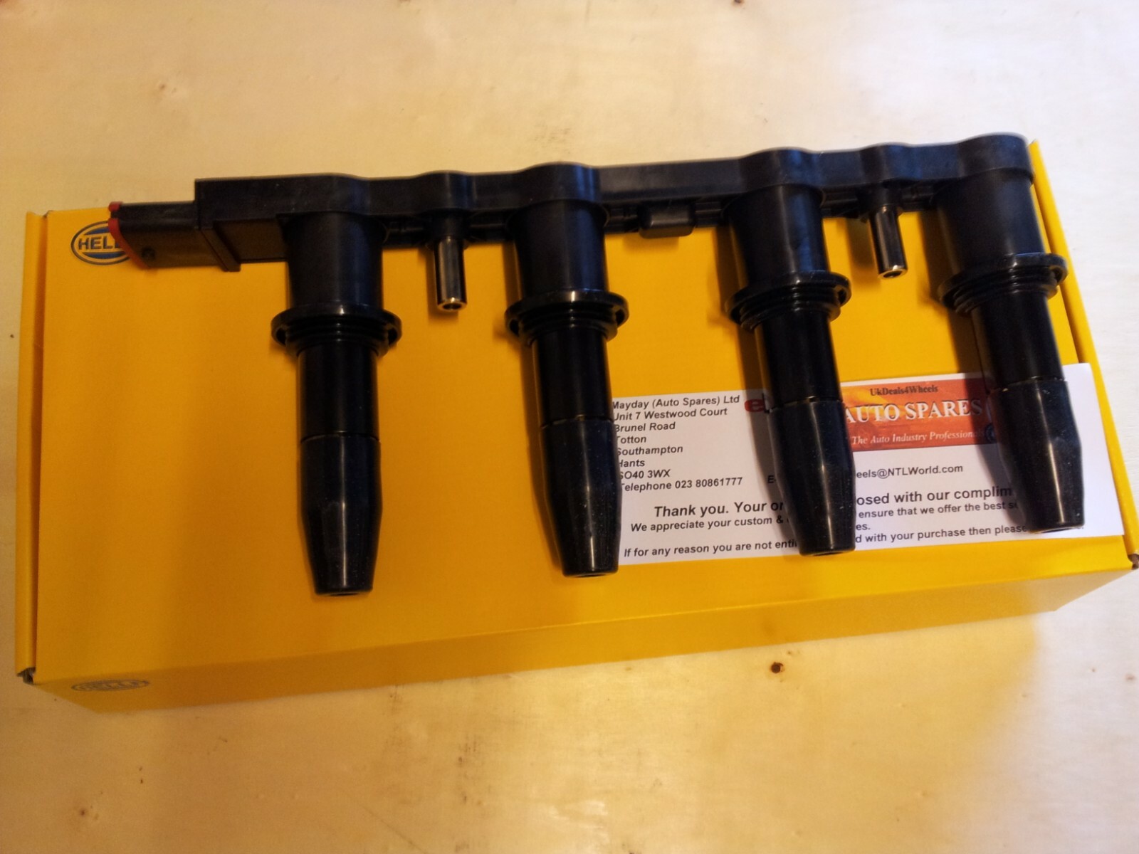 GENUINE HELLA COIL PACK VAUXHALL ZAFIRA B 1.6 1.8 (2005 2014) AS