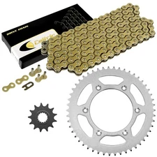 Drive Chain & Sprockets Kit for KTM 125 Sx Motocross 1993 1994 1995-2015 Gold