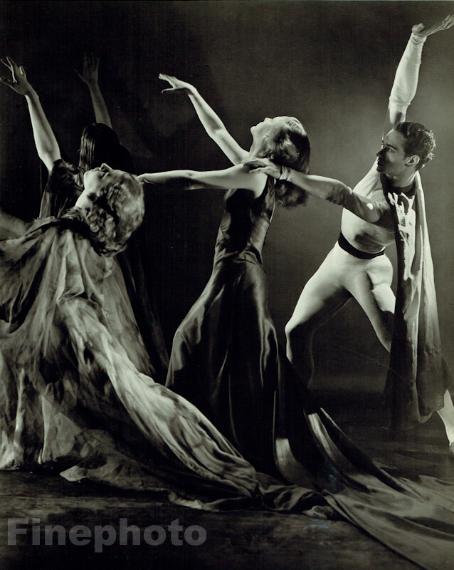 ジョージ・プラット・ラインス「BALLET 」 1935 New York City Ballet GEORGE PLATT LYNES Dancers Vintage Photo