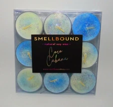 100% Soy Wax Tealight Candles * 9 Tealights * Tea Lights * Tea Lite * 2x scent *