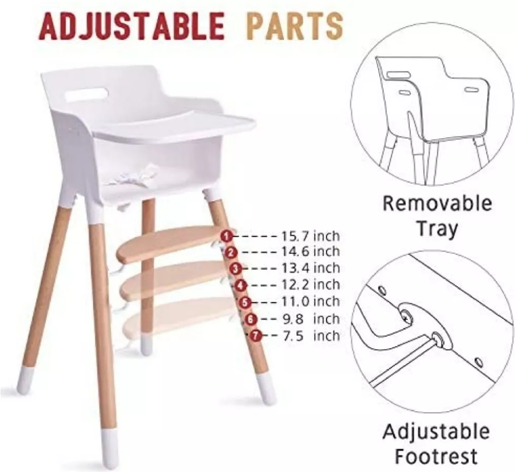 Ashtonbee wooden high clearance chair