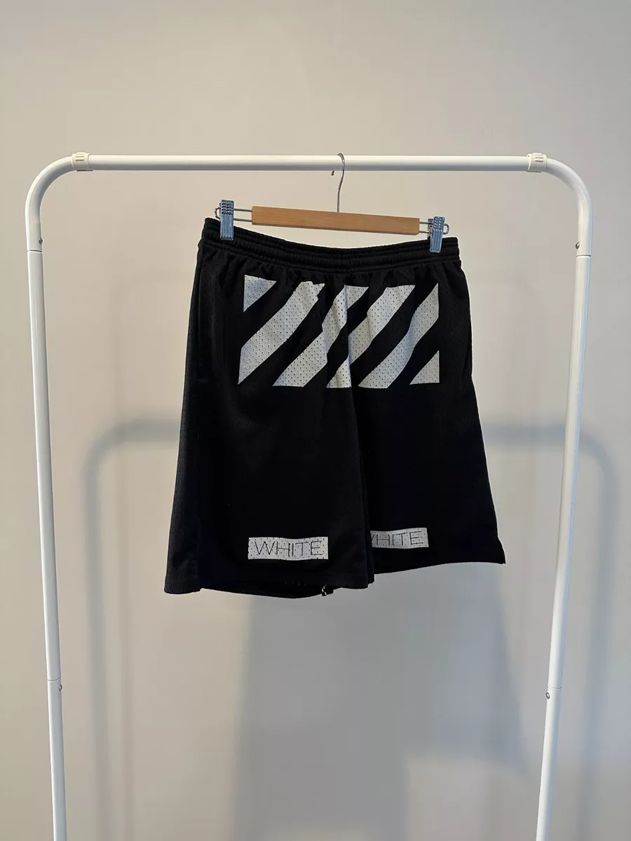 S/S 2014 OFF WHITE WALK SHORTS MEDIUM BLACK m pyrex vision virgil abloh rare og