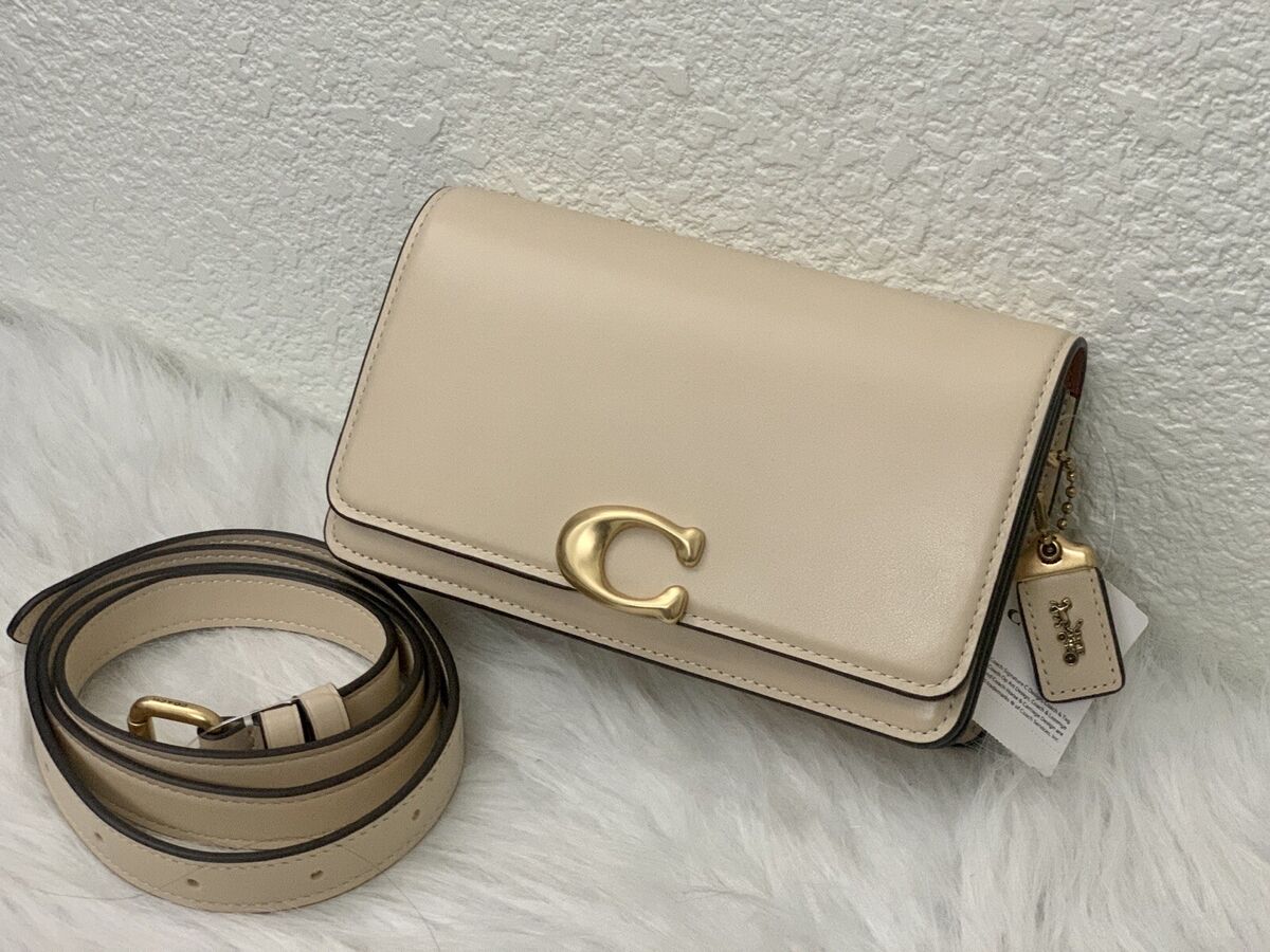 COACH NWT CJ826 Luxe Refined Bandit Belt Bag IVORY Leather COACH NWT CJ826 Luxe Refined Bandit Belt Bag IVORY Leather