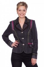 20722 Kr&uuml;ger Damen Trachten Blazer Jacke Janker Brescia Neu Gr. 34 36 38 40 42