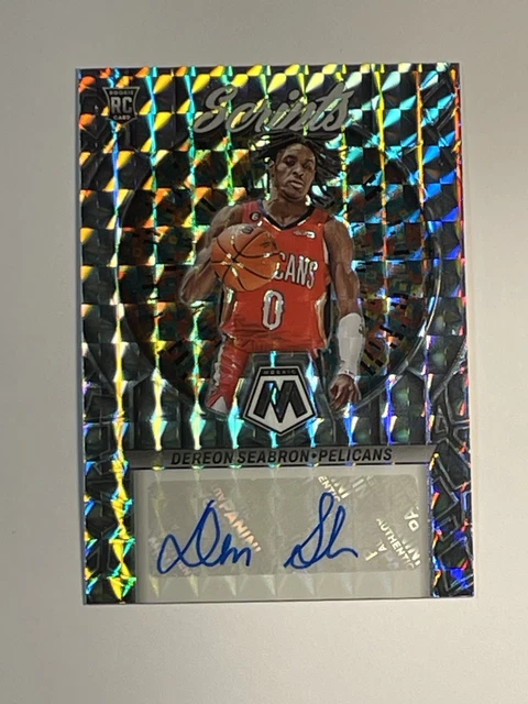 2022 Panini Mosaic #RS-SEA Dereon Seabron Scripts Auto RC