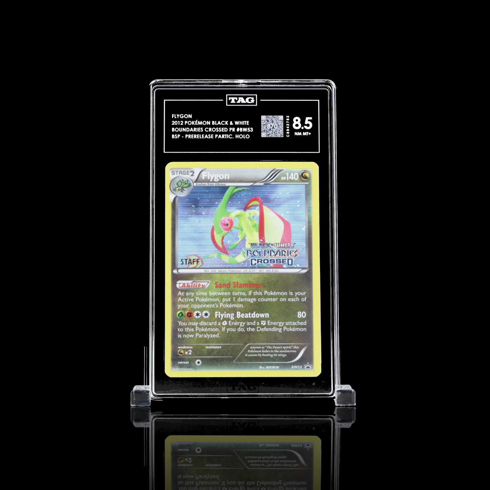 Flygon BW53 Staff Promo - Boundaries Crossed Black Star Promo - TAG 8.5 POP 1