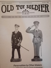 Old Toy Soldier Newsletter Magazine Oct-Nov 1989 Vol 13 No.5