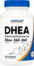 DHEA 50Mg, 240 Capsules - Gluten Free, Soy Free, Non-Gmo, Supplement