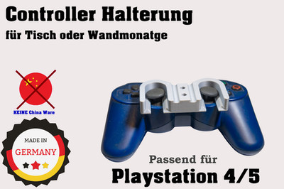 2x Controller Untertisch/Wand Halterung Halter kompatibel mit PS4/5,  2'er Set