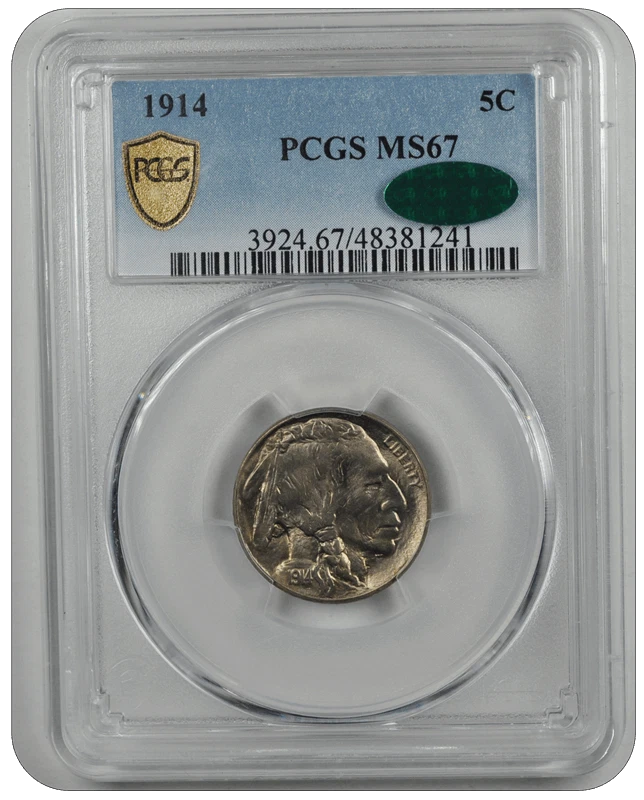 1914 Buffalo PCGS CAC MS 67