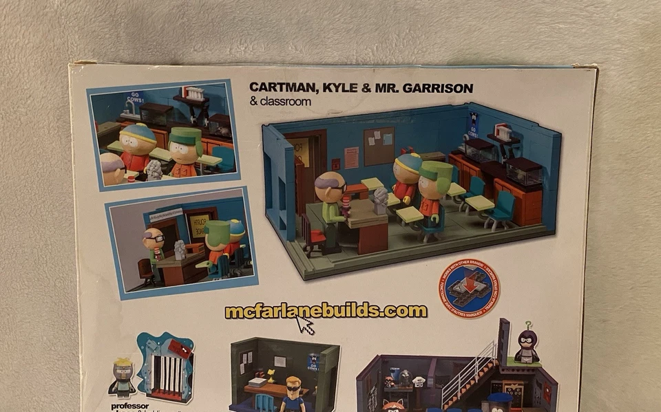 2017 South Park Cartman Kyle Mr Garrison Figuras McFarlane Conjunto de Construcción Nuevo Foto 4 de 4