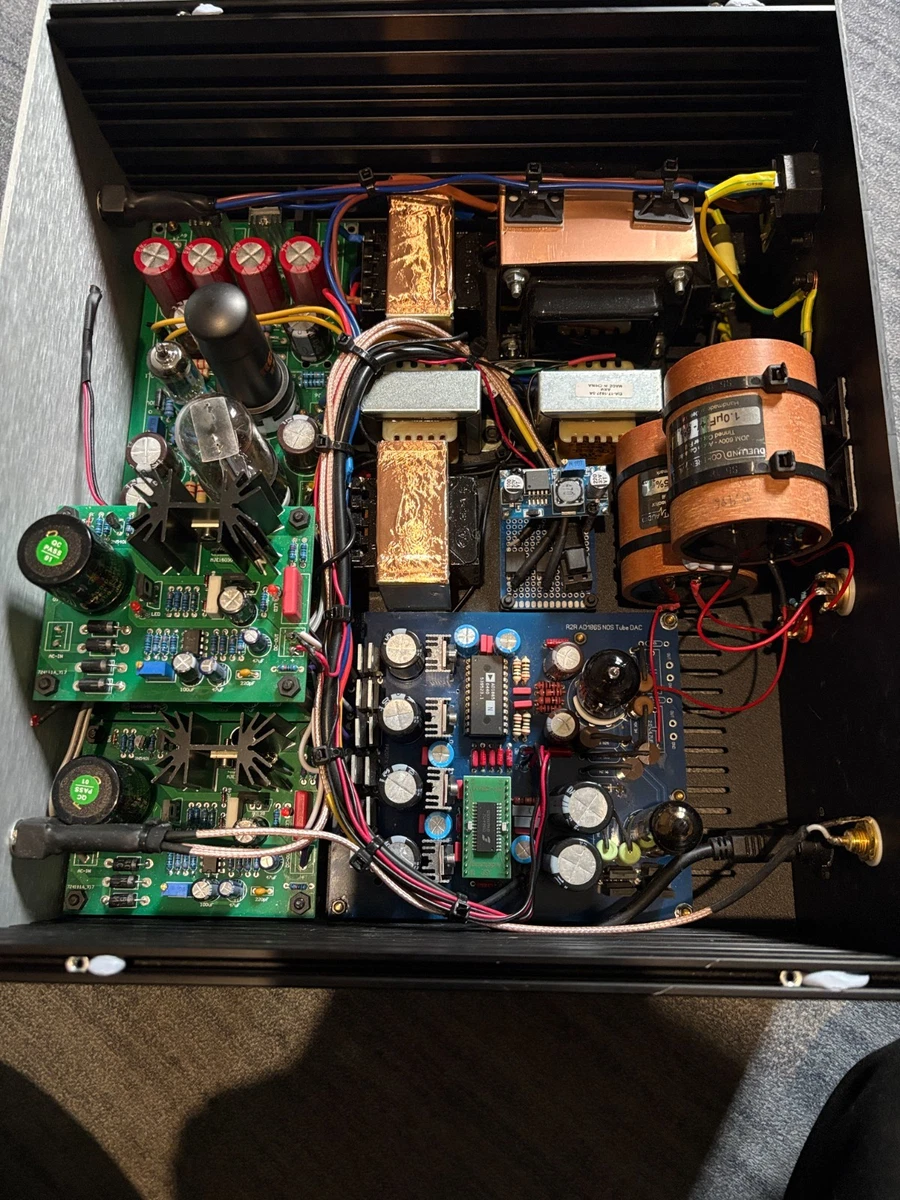 Custom DAC Mundorf Duelund Caps AD1865 Chip R2R Multibit Vacuum Tube Valve NOS