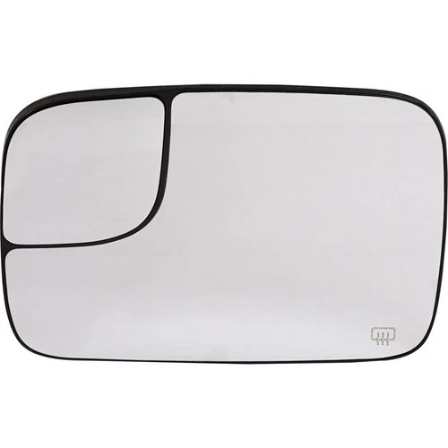 Mirror Glass For 2005-2008 Dodge Ram 1500 Heated Flat Left 5161011AA 5191035AA