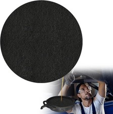 Oil Drain Splash Pad, 15-Inch Round Heat-Resistant Mat for Oil Changes, Prevents