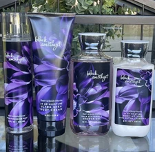 Bath And Body Works Black Amethyst Mist Ultra Shea Body Cream Shower Gel Lotion