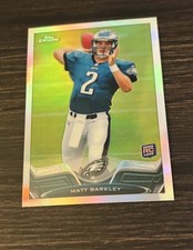 2013 Topps Chrome Matt Barkley #162 Refractor Philadelphia Eagles RC