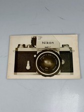 Nikon F Camera Instruction Manual