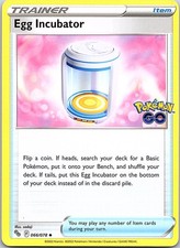 Egg Incubator Pokemon GO 066/078 Uncommon Pokemon Near Mint Pokemon Card
