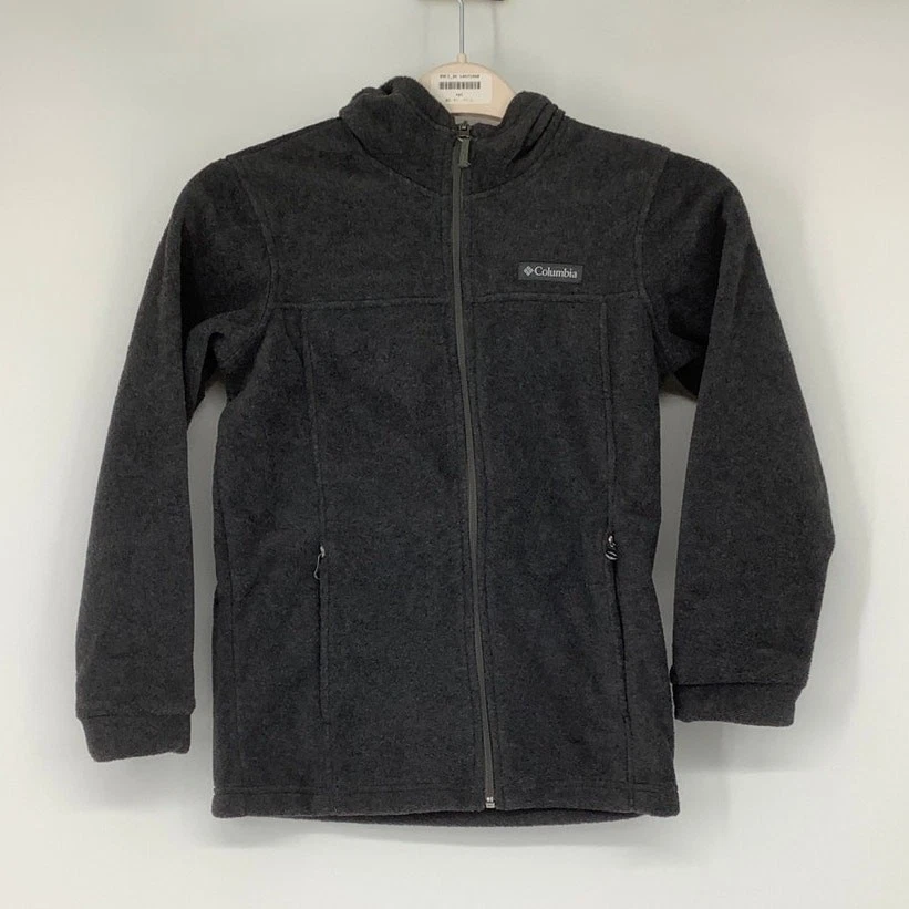 Columbia Niños Niño Mediano Carbón Steens II Polar Sudadera con Capucha Chaqueta Cremallera OS7-11 Foto 3 de 4