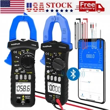 Digital TRMS Clamp Multimeter AC/DC Current Amp Volt Bluetooth NCV Clamp Meter