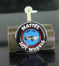 Ford J-Car    Metal  button badge   Hot Wheels REDLINE