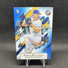 Topps 2025 Pristine Logan Henderson RC /75 #221 Milwaukee Brewers COLOR MATCH 