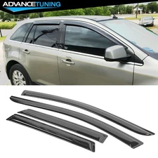 For 07-14 Ford Edge 07-15 Lincoln MKX Window Visors Rain Guard Deflector Tape On