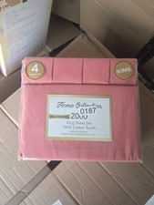 King Size Bamboo Aloe Vera Bed Sheets 6pc,  P...