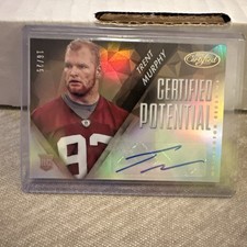 2014 Certified Gold 16/25 Trent Murphy #P-MU Rookie Auto RC