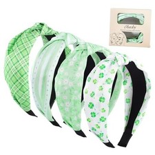 St.Patrick's Day Headbands, Irish Knotted Headband for Women St Green