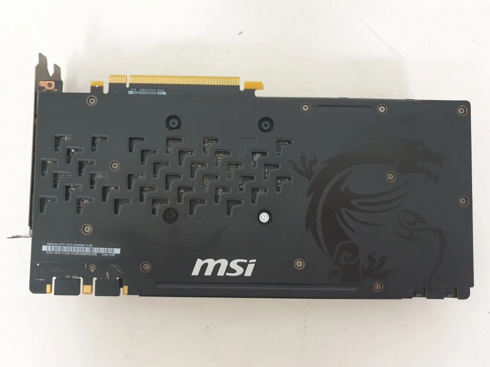 MSI Nvidia GeForce GTX 1070 Gaming X 8G Graphics Video Card Untested - Image 3 of 4