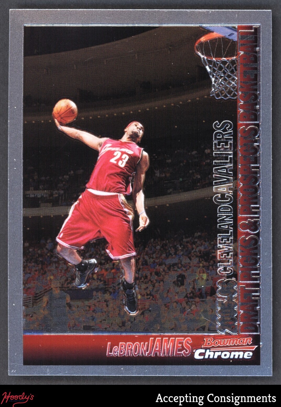 2005-06 Bowman Chrome #23 LeBron James CAVALIERS