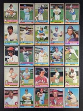 1976 Topps Baseball Set Break 25 Cards