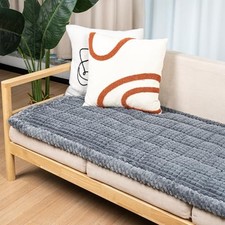 Washable Dog Couch Cover Protector, Non Slip Dog Bed Mat Machine 25 54 Grey