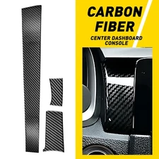 Carbon Fiber Center Dashboard Console Cover Sticker For 2016-21 Honda Civic EXXI
