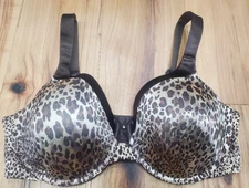 Vanity Fair 40D Illumination Full-Figure Underwire Bra 76338 Leopard Animal
